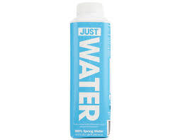 JUSTWATER 100% SPRING WATER  16.9OZ IN RECYCLABLE CARTON    12/CS